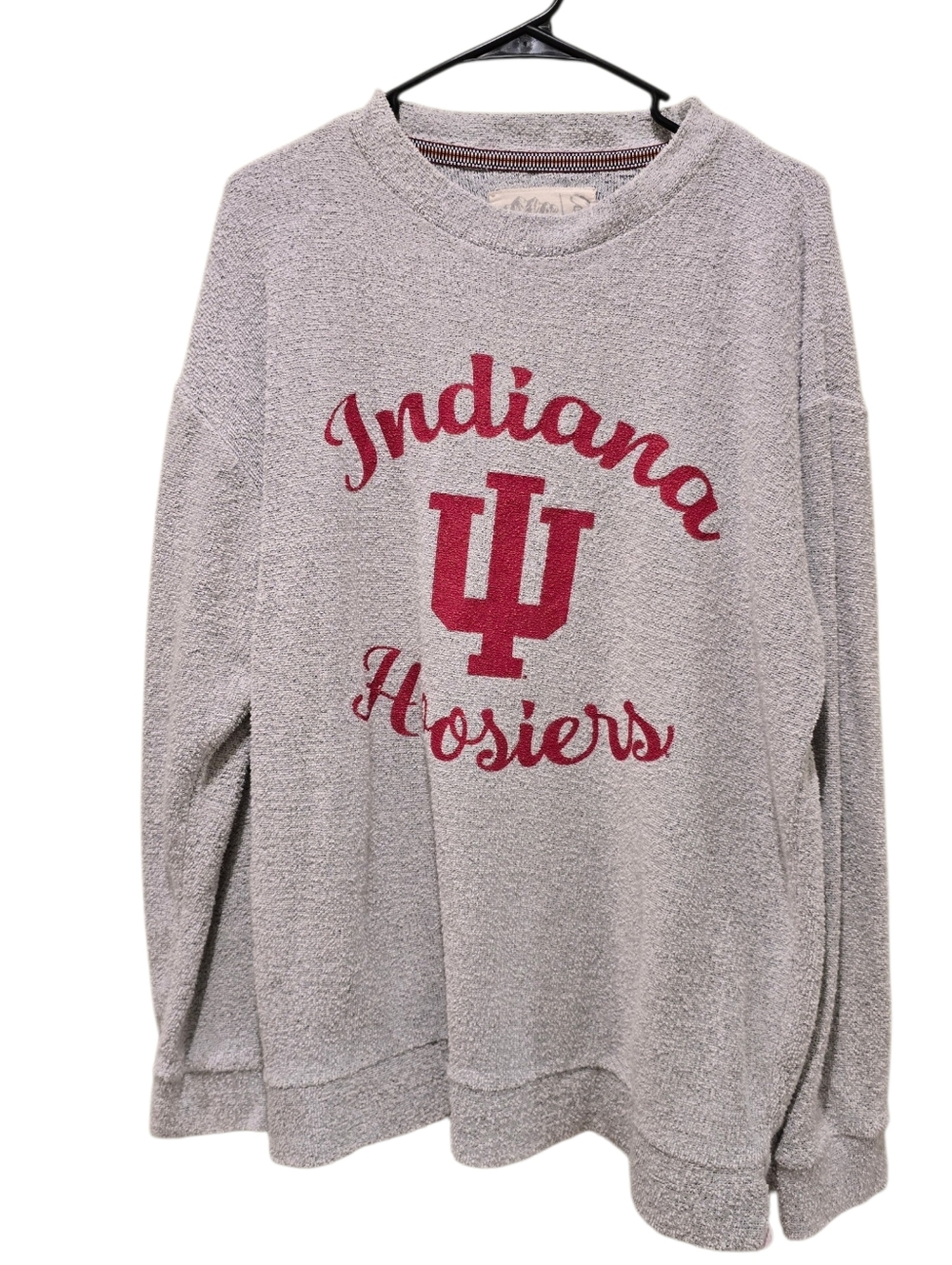 Indiana Hoosiers Pressbox Comfy Terry Sweatshirt With IU Logo
